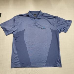 Nike Golf Dri-FIT Blue Men's Polo Shirt 2XL XXL The Cascades Embroidery W/ Stain
